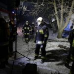 06.01.2016 Bieliny. Pożar budynku kurzej fermy / Jarosław Kubalski / Radio Kielce
