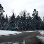 13.1.2017 Droga do Zagnańska. Trudne warunki na drogach / Robert Felczak / Radio Kielce