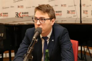 29.01.2017 Studio Polityczne Radia Kielce. Piotr Kopacz, Nowoczesna / Karol Żak / Radio Kielce