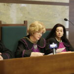 23.01.2017 Kielce. Sąd Okręgowy. Wyrok w sprawie Wojciecha Saletry, dziekana Wydziału Zarządzania i Administracji Uniwersytetu Jana Kochanowskiego o nieprawdziwe oświadczenie lustracyjne. Sędzia Bogna Kuczyńska. / Jarosław Kubalski / Radio Kielce