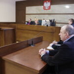 23.01.2017 Kielce. Sąd Okręgowy. Wyrok w sprawie Wojciecha Saletry, dziekana Wydziału Zarządzania i Administracji Uniwersytetu Jana Kochanowskiego o nieprawdziwe oświadczenie lustracyjne. / Jarosław Kubalski / Radio Kielce