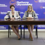 04..08.2016 Kielce. Konferencja prasowa PO. Marzena Okła Drewnowicz i Joanna Winiarska. / Jarosław Kubalski / Radio Kielce