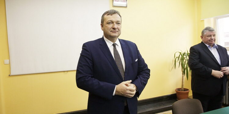02.12.2016 Kielce. Wiceminister zdrowia Marek Tombarkiewicz odwiedził Wojewódzki Szpital Zespolony. / Jarosław Kubalski / Radio Kielce