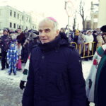 06.01.2017 Kielce. Orszak Trzech Króli. Biskup Marian Florczyk. / Jarosław Kubalski / Radio Kielce