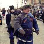 06.01.2017 Kielce. Orszak Trzech Króli. Zbigniew Kowalski jako Kacper. / Jarosław Kubalski / Radio Kielce