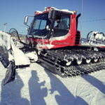 07.01.2017 Niestachów. Stok narciarski. Ratrak. / Jarosław Kubalski / Radio Kielce