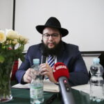 16.01.2017 Chmielnik. Świętokrzyski Sztetl. Dzień Judaizmu. Rabin Shalom Dov Ber Stambler. / Jarosław Kubalski / Radio Kielce