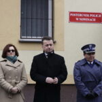 18.01.2017 Nowiny. Szef MSWiA Mariusz Błaszczak otworzył posterunek Policji. / Jarosław Kubalski / Radio Kielce