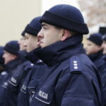 18.01.2017 Nowiny. Szef MSWiA Mariusz Błaszczak otworzył posterunek Policji. / Jarosław Kubalski / Radio Kielce