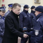18.01.2017 Nowiny. Szef MSWiA Mariusz Błaszczak otworzył posterunek Policji. / Jarosław Kubalski / Radio Kielce