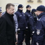 18.01.2017 Nowiny. Szef MSWiA Mariusz Błaszczak otworzył posterunek Policji. / Jarosław Kubalski / Radio Kielce
