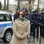 18.01.2017 Nowiny. Wojewoda Agata Wojtyszek podczas otwarcia posterunku Policji. / Jarosław Kubalski / Radio Kielce