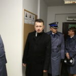 18.01.2017 Nowiny. Szef MSWiA Mariusz Błaszczak otworzył posterunek Policji. / Jarosław Kubalski / Radio Kielce