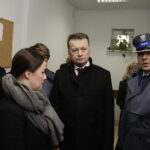 18.01.2017 Nowiny. Szef MSWiA Mariusz Błaszczak otworzył posterunek Policji. / Jarosław Kubalski / Radio Kielce