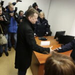 18.01.2017 Nowiny. Szef MSWiA Mariusz Błaszczak otworzył posterunek Policji. / Jarosław Kubalski / Radio Kielce