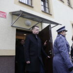 18.01.2017 Nowiny. Szef MSWiA Mariusz Błaszczak otworzył posterunek Policji. / Jarosław Kubalski / Radio Kielce