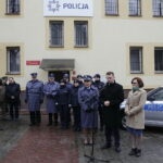 18.01.2017 Nowiny. Szef MSWiA Mariusz Błaszczak otworzył posterunek Policji. / Jarosław Kubalski / Radio Kielce