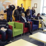 24.01.2017 Kielce. Podpisanie umowy pomiędzy Politechniką Świętokrzyską a KPT o współpracy. / Jarosław Kubalski / Radio Kielce