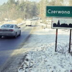 27.01.2017 Czerwona Góra. Droga do szpitala. / Jarosław Kubalski / Radio Kielce