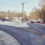 27.01.2017 Czerwona Góra. Droga do szpitala. / Jarosław Kubalski / Radio Kielce