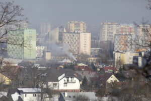 27.01.2017 Kielce. Widok na miasto. Powietrze. Smog. / Jarosław Kubalski / Radio Kielce