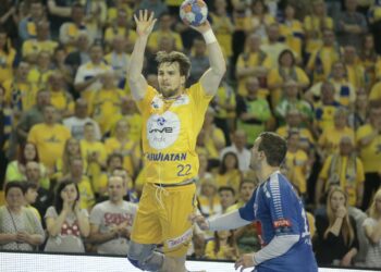 07.05.2016 Mecz Vive Tauron Kielce - Orlen Wisła Płock. Paweł Paczkowski / Jarosław Kubalski / Radio Kielce