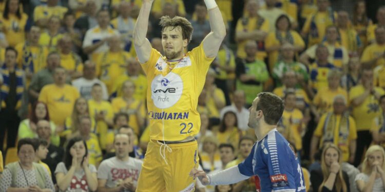 07.05.2016 Mecz Vive Tauron Kielce - Orlen Wisła Płock. Paweł Paczkowski / Jarosław Kubalski / Radio Kielce