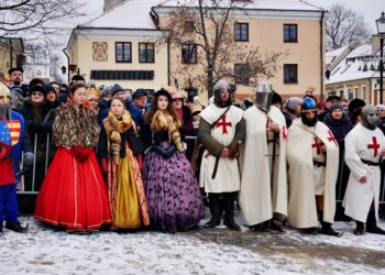 06.01.2015 Sandomierz. Orszak Trzech Króli / Grażyna Szlęzak-Wójcik / Radio Kielce