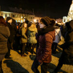 1.1.2017 Kielce. Sylwester pod gwiazdami na Rynku. / Wojciech Habdas / Radio Kielce