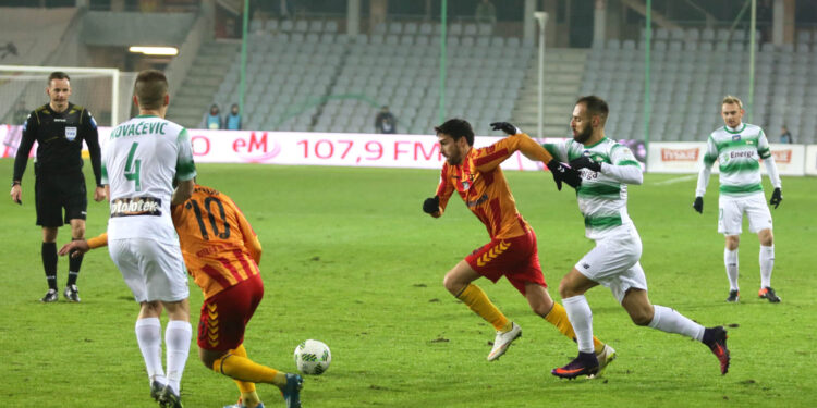 17.12.2016 Kielce. Mecz Korona Kielce - Lechia Gdańsk / Wojciech Habdas / Radio Kielce