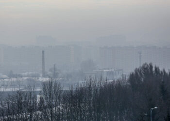 9.1.2017 Kielce. Smog nad miastem / Wojciech Habdas / Radio Kielce