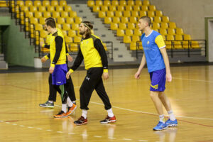 9.1.2017 Kielce. Pierwszy w 2017 roku trening zawodników Vive Tauron / Wojciech Habdas / Radio Kielce