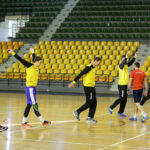 9.1.2017 Kielce. Pierwszy w 2017 roku trening zawodników Vive Tauron / Wojciech Habdas / Radio Kielce
