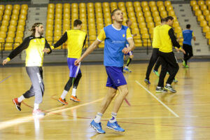 9.1.2017 Kielce. Pierwszy w 2017 roku trening zawodników Vive Tauron / Wojciech Habdas / Radio Kielce