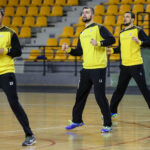 9.1.2017 Kielce. Pierwszy w 2017 roku trening zawodników Vive Tauron / Wojciech Habdas / Radio Kielce