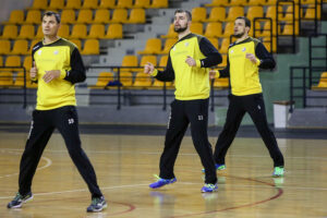 9.1.2017 Kielce. Pierwszy w 2017 roku trening zawodników Vive Tauron / Wojciech Habdas / Radio Kielce