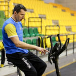 9.1.2017 Kielce. Pierwszy w 2017 roku trening zawodników Vive Tauron / Wojciech Habdas / Radio Kielce