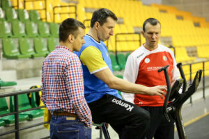 9.1.2017 Kielce. Pierwszy w 2017 roku trening zawodników Vive Tauron / Wojciech Habdas / Radio Kielce