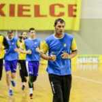 9.1.2017 Kielce. Pierwszy w 2017 roku trening zawodników Vive Tauron / Wojciech Habdas / Radio Kielce