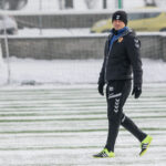 9.1.2017 Kielce. Pierwszy w 2017 roku trening piłkarzy Korony Kielce / Wojciech Habdas / Radio Kielce