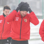 9.1.2017 Kielce. Pierwszy w 2017 roku trening piłkarzy Korony Kielce / Wojciech Habdas / Radio Kielce