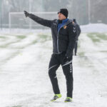 9.1.2017 Kielce. Pierwszy w 2017 roku trening piłkarzy Korony Kielce / Wojciech Habdas / Radio Kielce