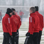 9.1.2017 Kielce. Pierwszy w 2017 roku trening piłkarzy Korony Kielce / Wojciech Habdas / Radio Kielce