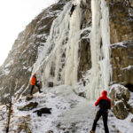 9.1.2017 Kielce. Ekstremalna wspinaczka zimowa na sztucznym lodospadzie na Kadzielni / Wojciech Habdas / Radio Kielce
