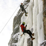 9.1.2017 Kielce. Ekstremalna wspinaczka zimowa na sztucznym lodospadzie na Kadzielni / Wojciech Habdas / Radio Kielce