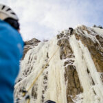 9.1.2017 Kielce. Ekstremalna wspinaczka zimowa na sztucznym lodospadzie na Kadzielni / Wojciech Habdas / Radio Kielce