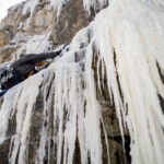 9.1.2017 Kielce. Ekstremalna wspinaczka zimowa na sztucznym lodospadzie na Kadzielni / Wojciech Habdas / Radio Kielce