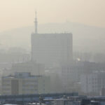 9.1.2017 Kielce. Smog nad miastem. / Wojciech Habdas / Radio Kielce
