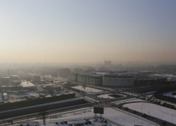 9.1.2017 Kielce. Smog nad miastem. / Wojciech Habdas / Radio Kielce