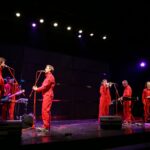 10.01.2017 Kielce. Performans „Kropka kreska, kropka kreska” w teatrze im. Stefana Żeromskiego / Wojciech Habdas / Radio Kielce